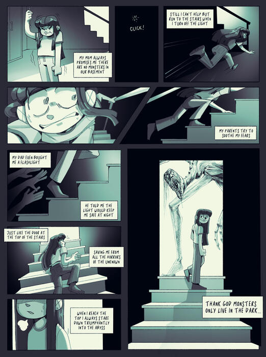 The Dark - Single Page Comic